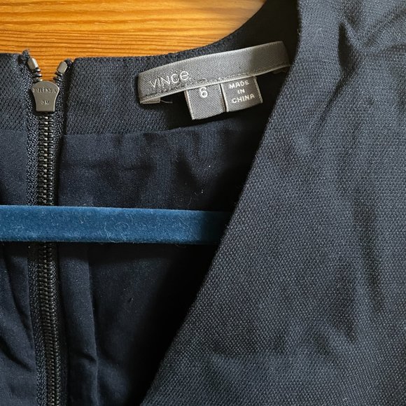 Vince Black Sleeveless Sheath Dress - Picture 3 of 4